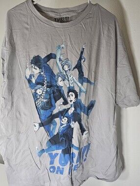 Yuri On Ice, anime graphic t-shirt, Lootwear exclusive, Size 3XL